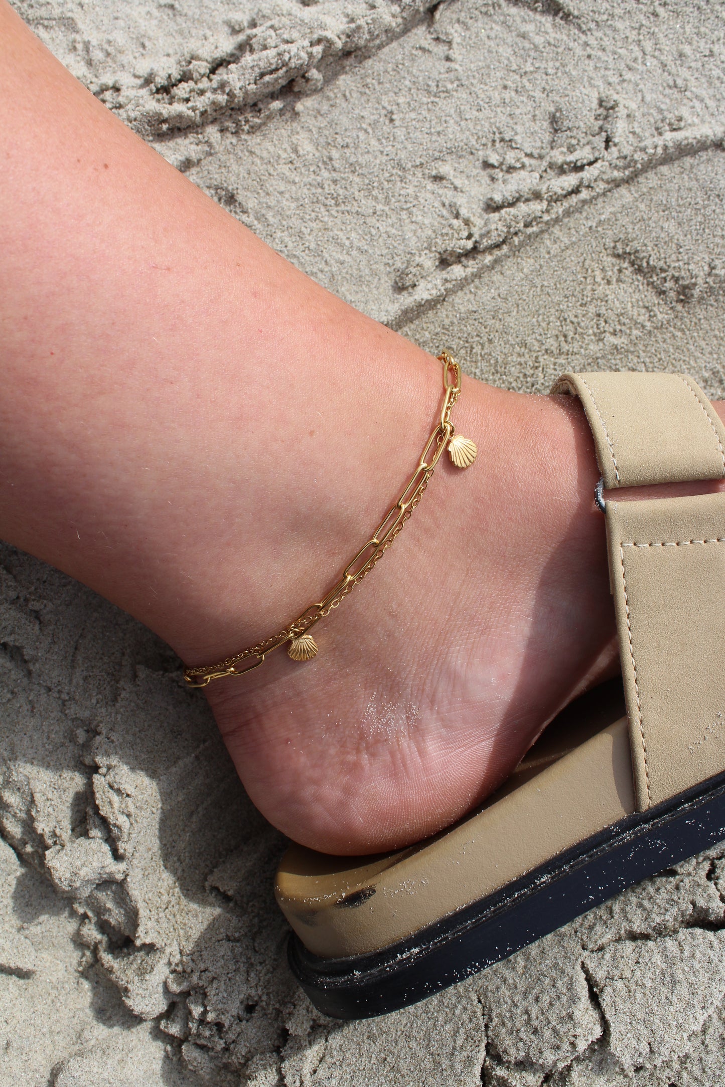 Bracelet de cheville Méline doré
