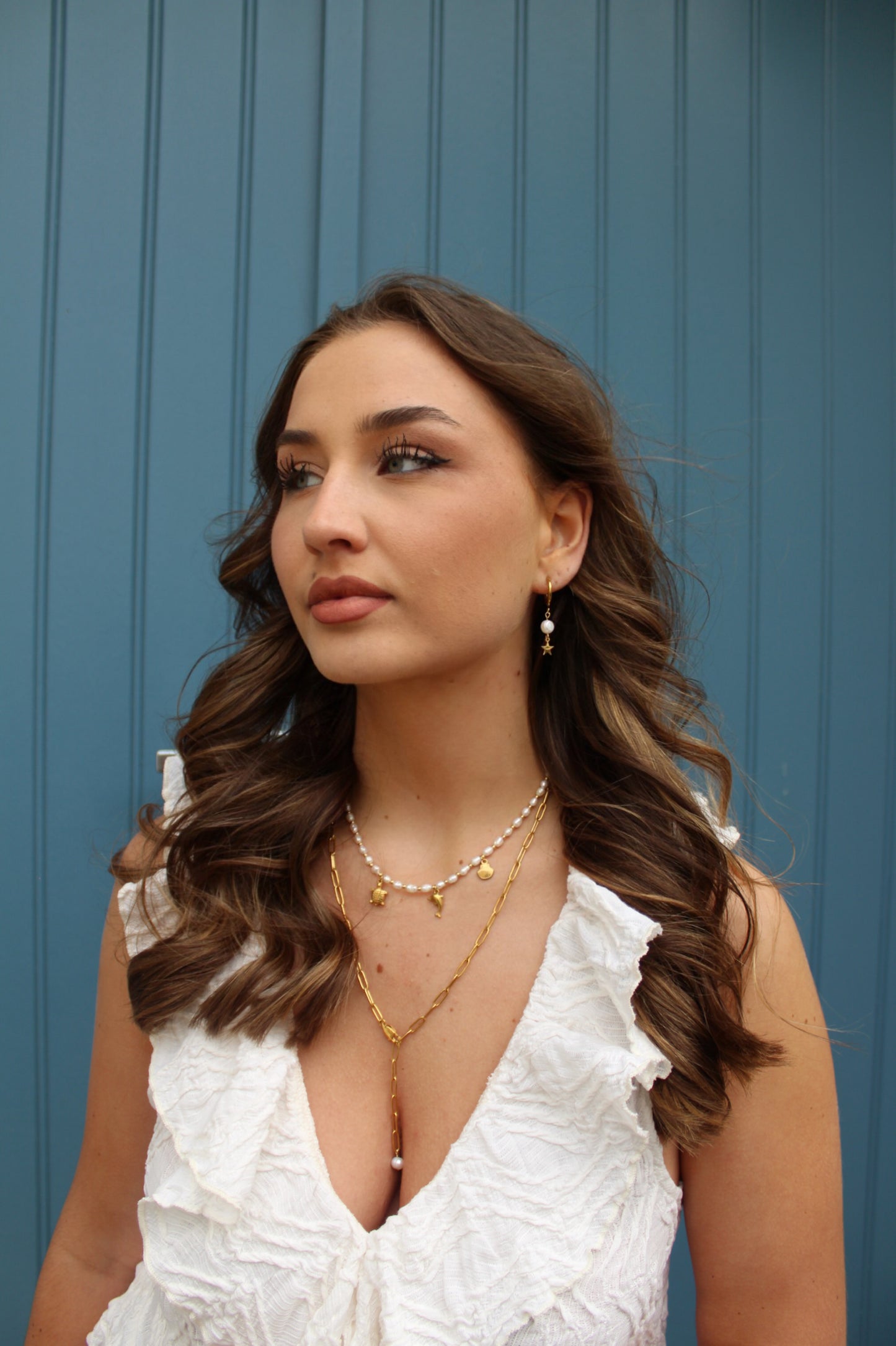 Boucles d'oreilles Mary doré