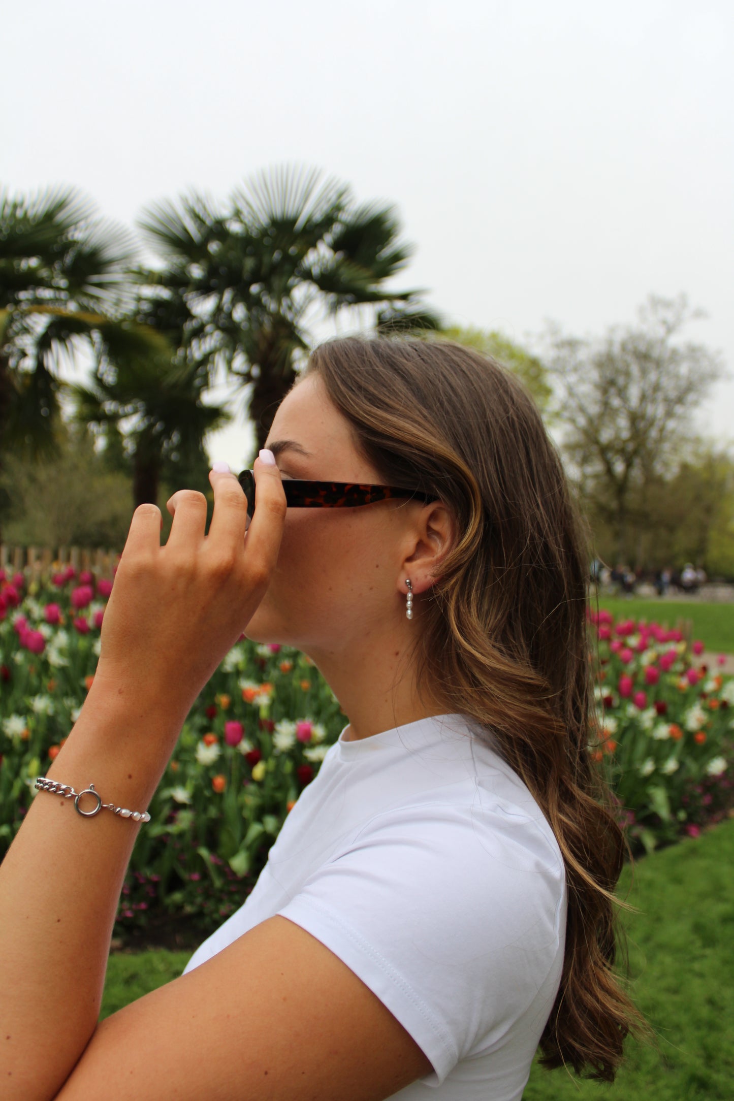 Boucles d'oreilles Paloma argenté